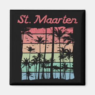 St. Maarten Rainbow Färg Sint Martin Magnet