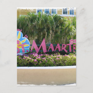 St. Maarten Sign Vykort