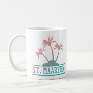 St. Maarten Sint Martin Gradient Kaffemugg