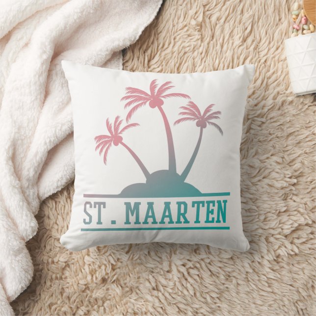 St. Maarten | Sint Martin Gradient Kudde (Filt)