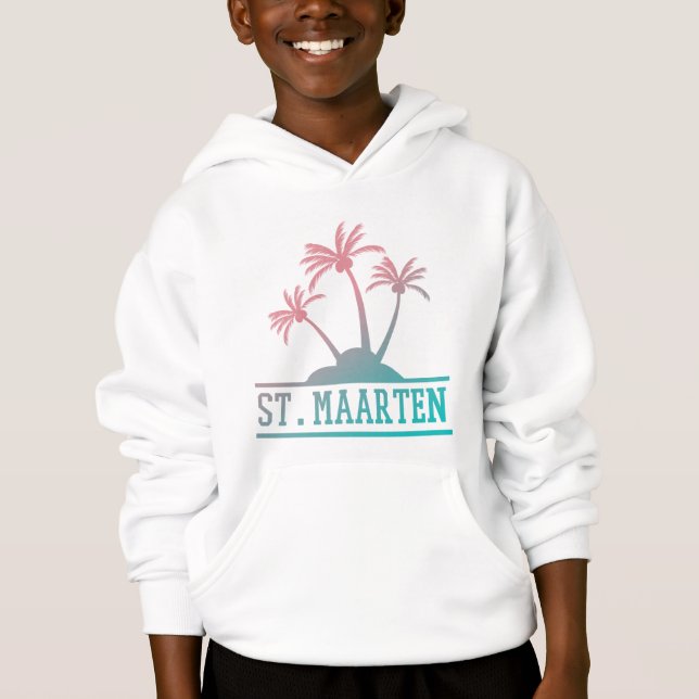 St. Maarten | Sint Martin Gradient T Shirt (Framsida)