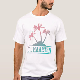 St. Maarten Sint Martin Gradient T Shirt