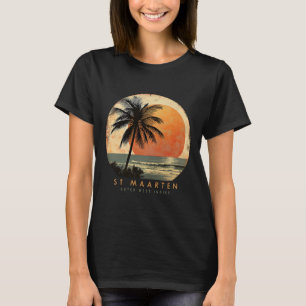 St. Maarten Smx Strand Surfning Resa St. Martin Va T Shirt