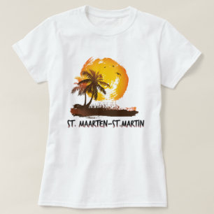 St. Maarten-St. Martin grunge T Shirt