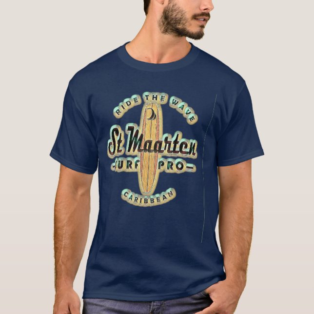 St Maarten T Shirt (Framsida)