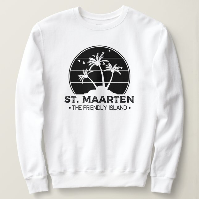 St. Maarten The friendly Island Sint Martin T Shirt (Design framsida)