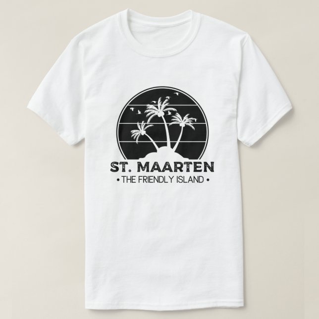 St. Maarten The good Island Sint Martin T Shirt (Design framsida)