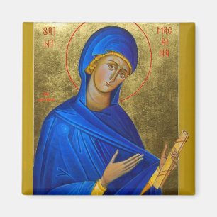 St Macrina den mer unga ortodoxa symbolsmagneten Magnet