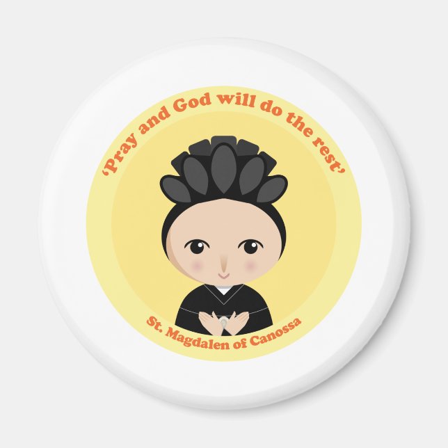 St. Magdalen Canossa Magnet (Framsidan)