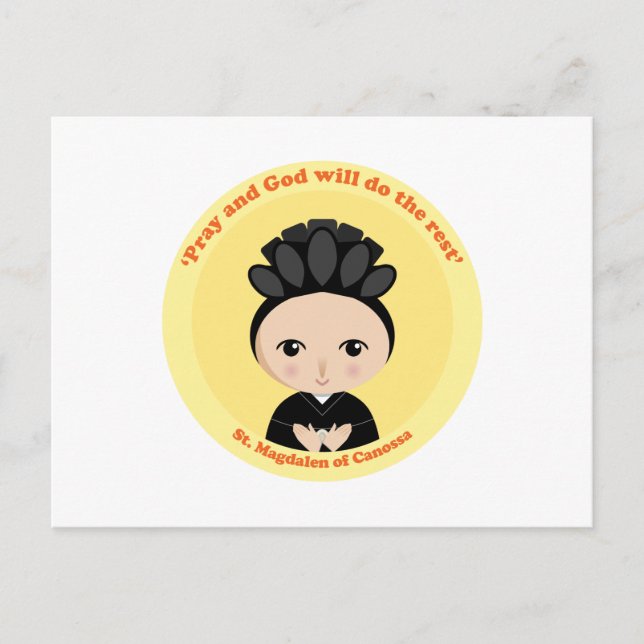 St. Magdalen Canossa Vykort (Framsida)
