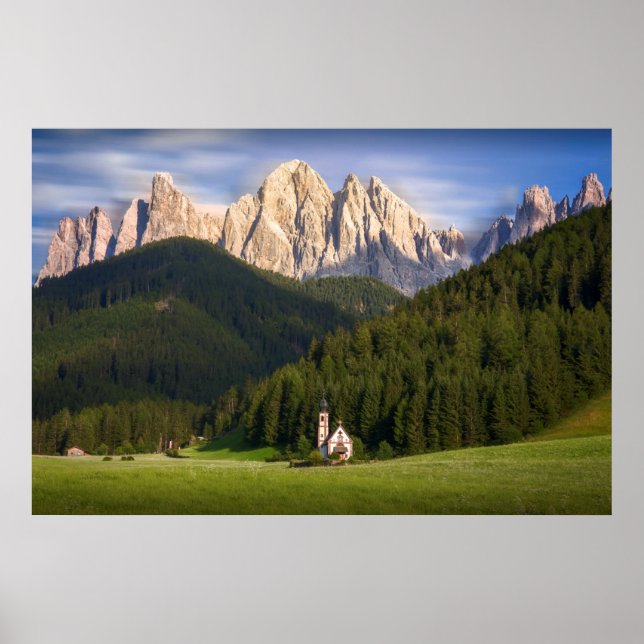 St. Magdalena | Val di Funes Poster (Framsidan)