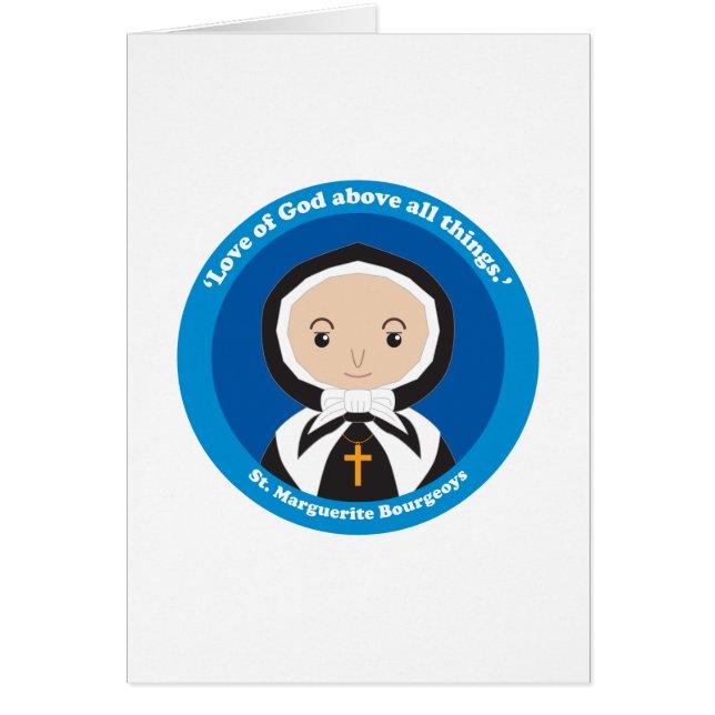 St. Margaret Bourgeoys Hälsningskort (Framsidan)