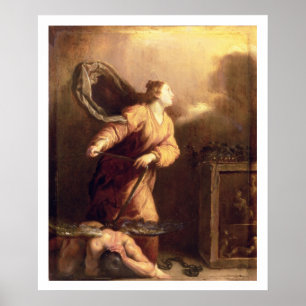 St. Margaret bredvid det besegrade Djävulen (panel Poster