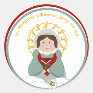 St. Margaret Clitherow Runt Klistermärke