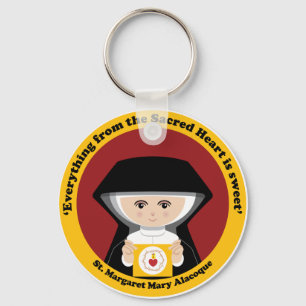 St Margaret Mary Alacoque Nyckelring