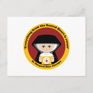 St. Margaret Mary Alacoque Vykort