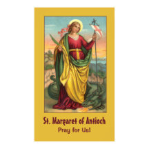 St. Margaret med Dragon and Resurrection Banner