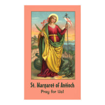 St. Margaret med Dragon and Resurrection Banner