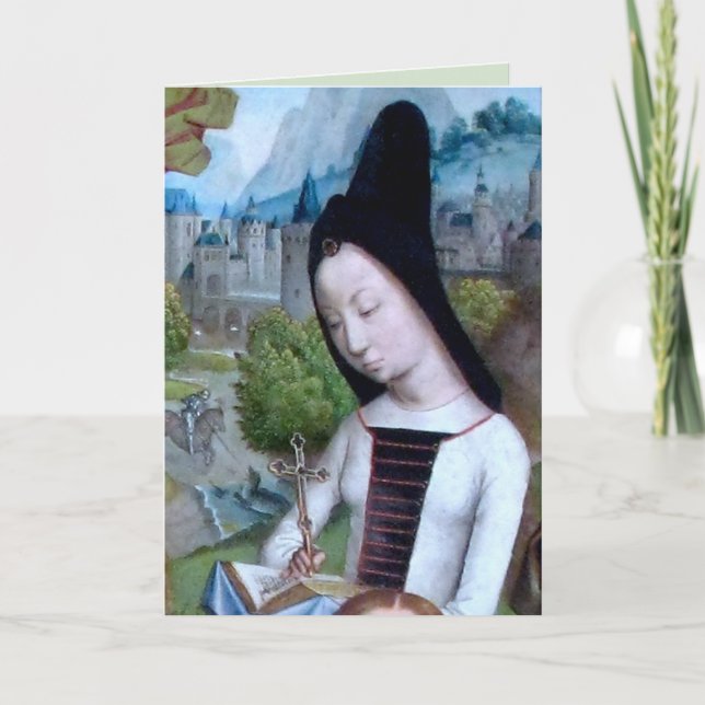 St. Margaret of Antioch (detalj; M 070) Card Kort (Framsida)