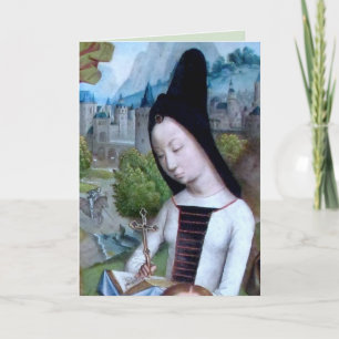 St. Margaret of Antioch (detalj; M 070) Card Kort