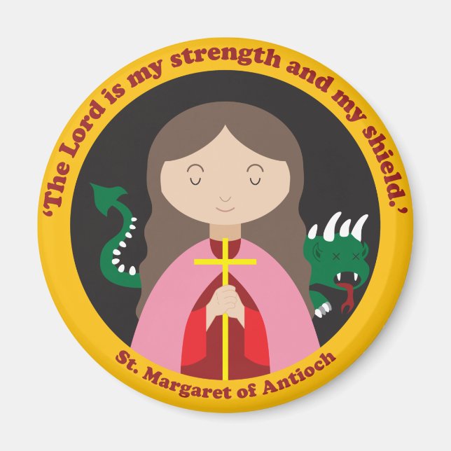 St. Margaret of Antioch Magnet (Framsidan)