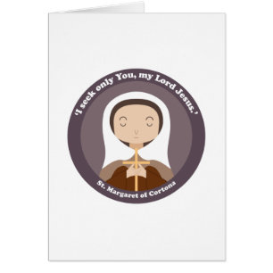 St. Margaret of Cortona Hälsningskort