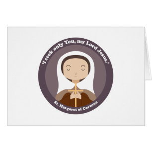 St. Margaret of Cortona Hälsningskort