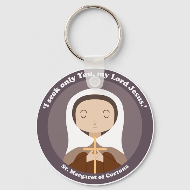 St. Margaret of Cortona Nyckelring (Framsida)