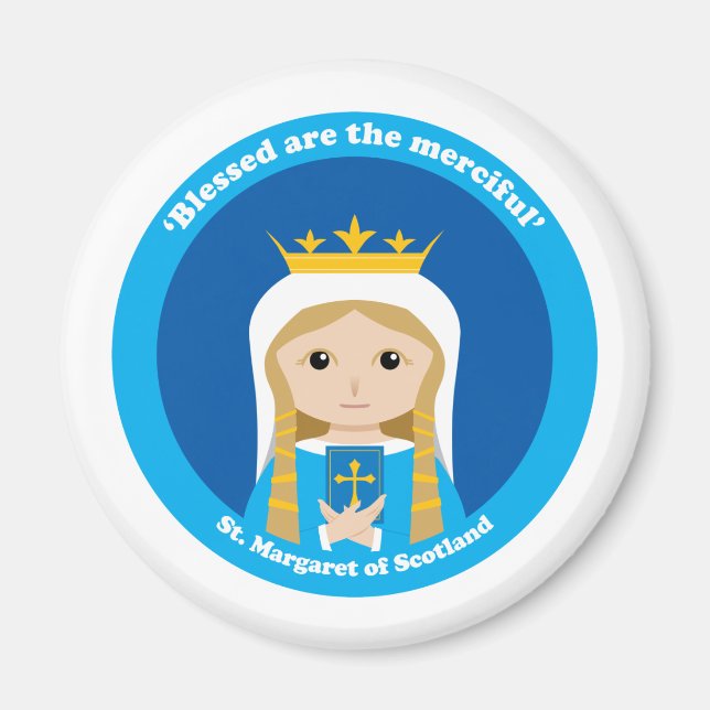 St. Margaret of Scotland Magnet (Framsidan)