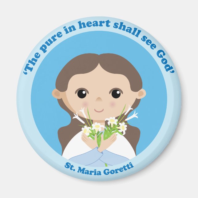 St. Maria Goretti Magnet (Framsidan)