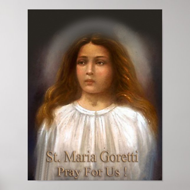 St. Maria Goretti, Martyr for Purity Poster (Framsidan)