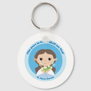 St. Maria Goretti Nyckelring