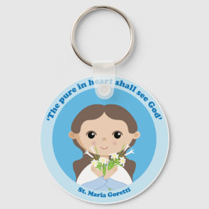 St. Maria Goretti Nyckelring