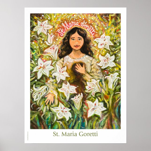 St. Maria Goretti poster (Framsidan)