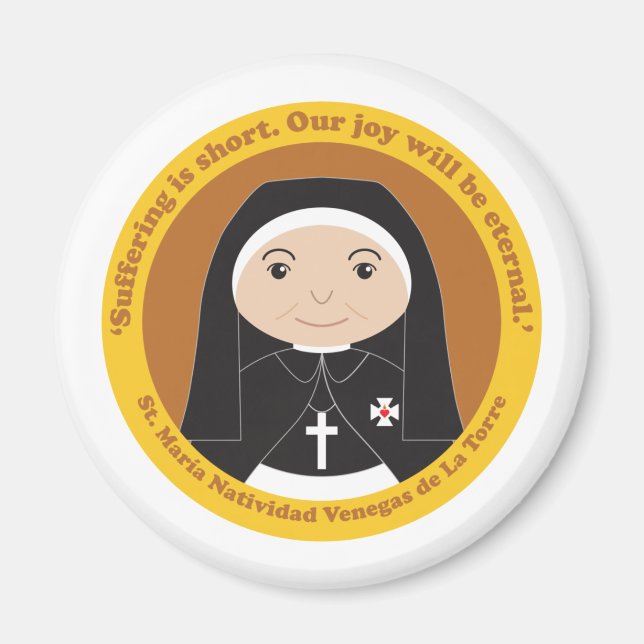 St. María Natividad Venegas de La Torre Magnet (Framsidan)
