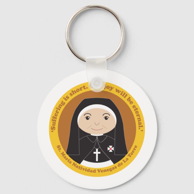 St. María Natividad Venegas de La Torre Nyckelring (Framsida)