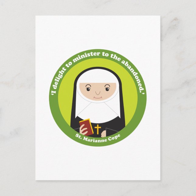 St. Marianne Cope Vykort (Framsida)