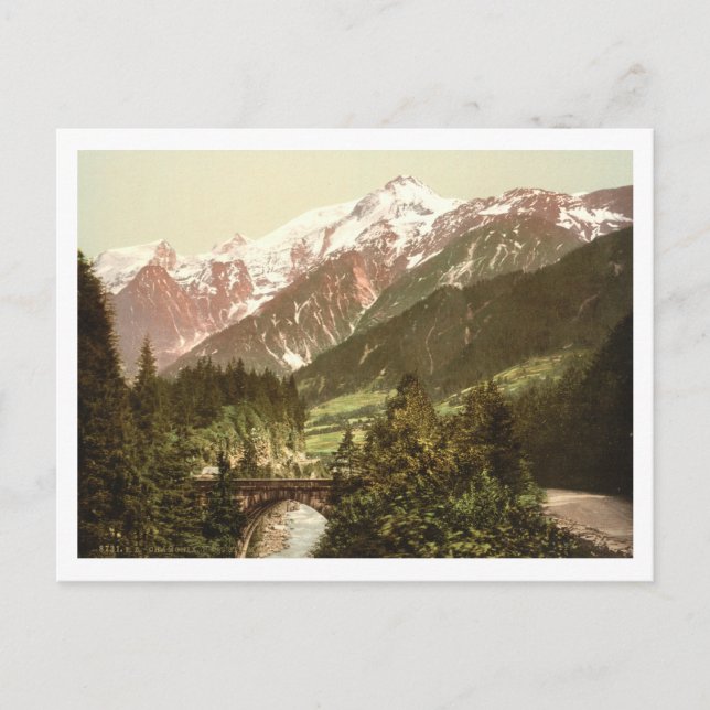 St Marie Bridge, Chamonix Valley, Frankrike Vykort (Framsida)