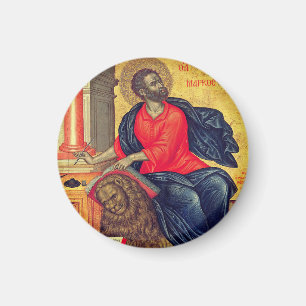 St. Mark - av Tzanes Emmanuel (1657) Magnet