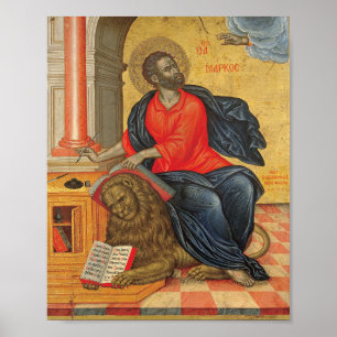 St. Mark - av Tzanes Emmanuel. Poster
