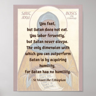 St Mark Humility Print Poster