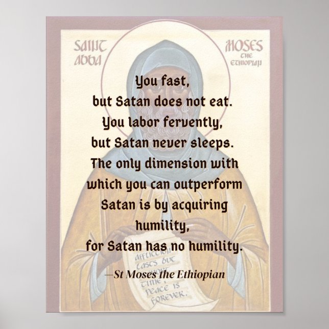St Mark Humility Print Poster (Framsidan)