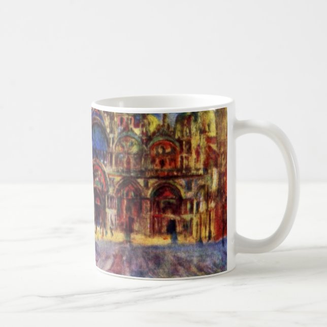 St Mark kvadrerar i Venedig av Pierre-Auguste Kaffemugg (Höger)