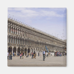 St Mark kvadrerar, Venedig, italien Magnet