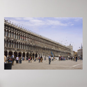 St Mark kvadrerar, Venedig, italien Poster