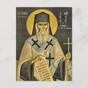 St. Mark of Ephesus Orthodox Icon Vykort