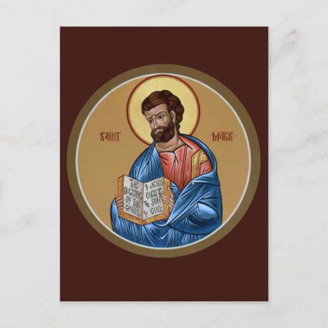 St. Mark Prayer Card Vykort (Framsida)