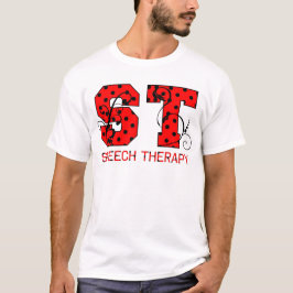 st märker röd och svart polka dots t-shirt