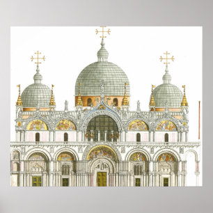St. Mark's Basilica. Venedig Italien Poster