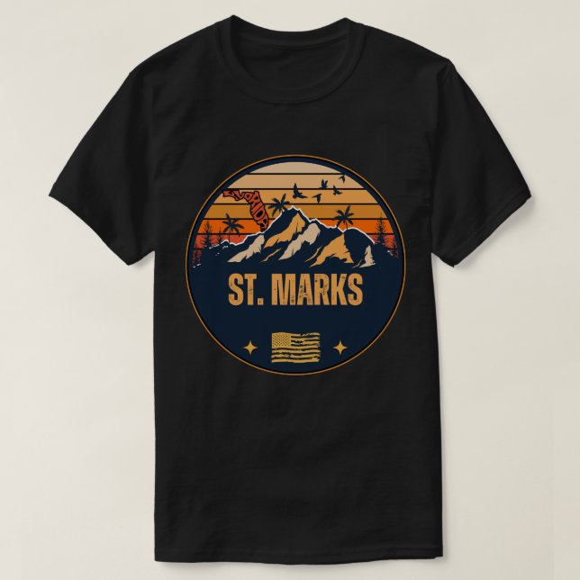 St. Marks, Florida  T Shirt (Design framsida)